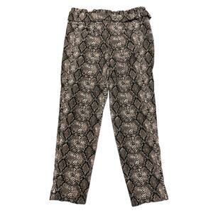 Love Scarlett Snakeskin Print Capri Pants Size 10